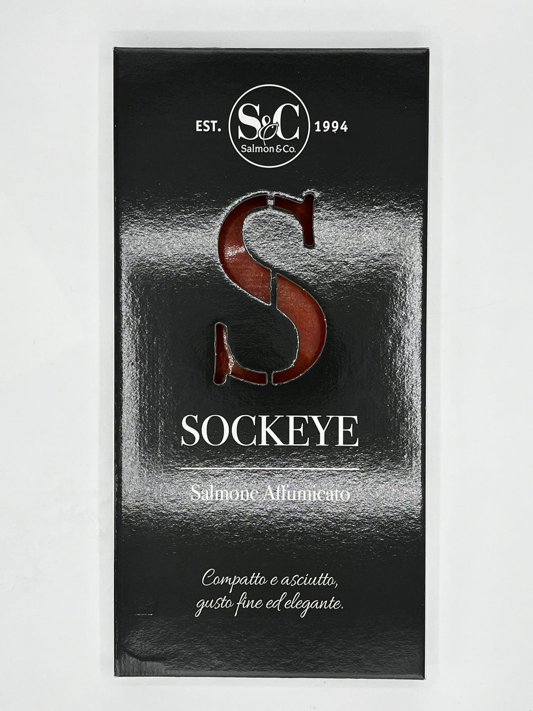 SALMONE SELVAGGIO SOCKEYE AFFUMICATO CONFEZIONE DA 300gr - E89300