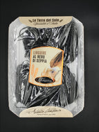 LINGUINE SECCHE AROMATIZZATE AL NERO DI SEPPIA PASTIFICIO TEMPORIN CONFEZIONI DA 250gr