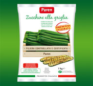 ZUCCHINE GRIGLIATE PAREN CONGELATE CONFEZIONE DA 1kg
